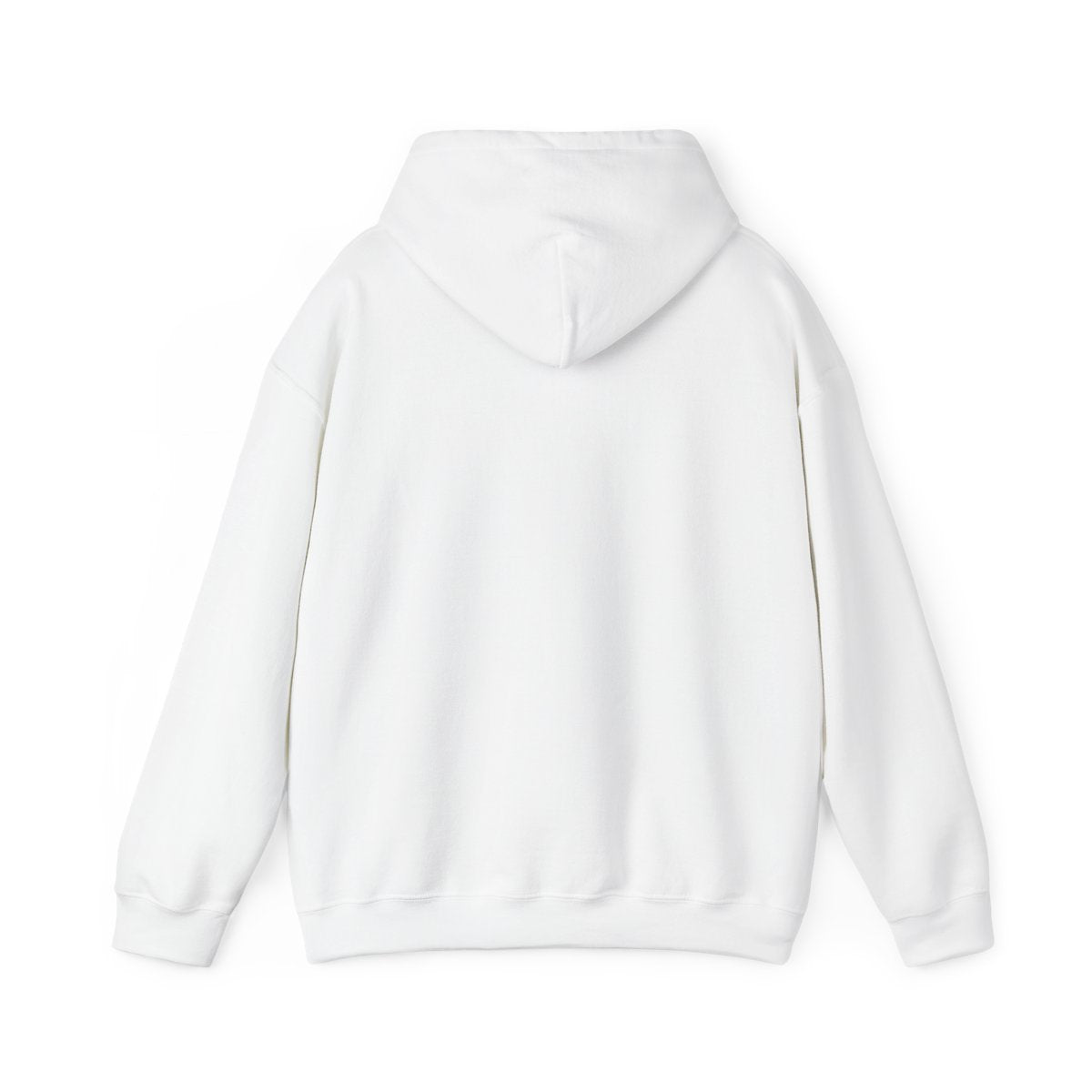 Blank White Hoodie — Customizable Plain Hooded Sweatshirt